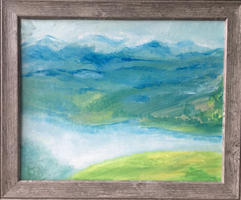 Foggy distance by artist Anastasia Shimanskaya